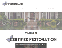 Tablet Screenshot of certifiedrestorationkc.com